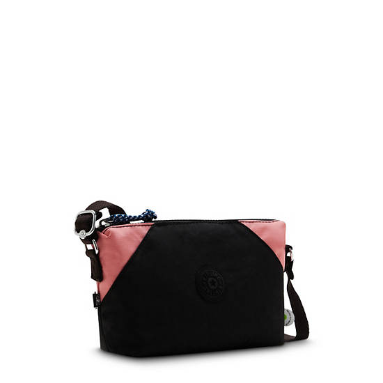 Kipling Art Extra Small Crossbodytassen Zwart Roze | BE 1081OK